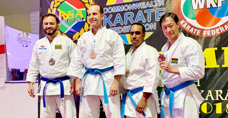 কমনওয়েলথ কারাতে প্রতিযোগিতায় বাংলাদেশের রৌপ্য